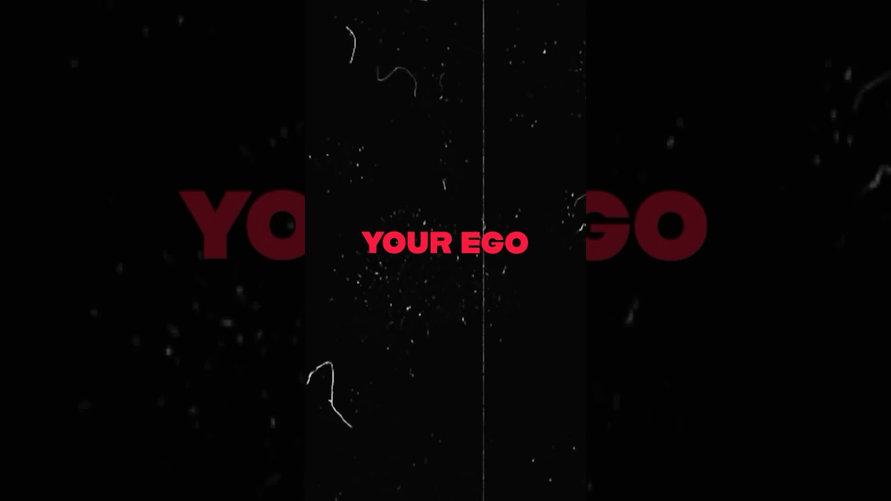 PUSH YOUR EGO TO THE SIDE 🚨