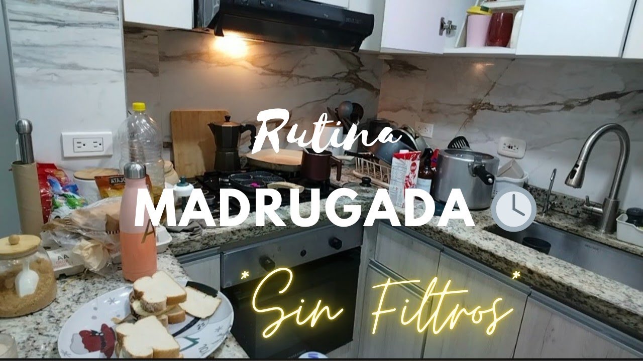 MI RUTINA DE MADRUGADA *SIN FILTROS* ¡VOLVÍ! MAMÁ DE 3 NIÑAS  #amadecasa #rutinasdelimpieza #rutinas