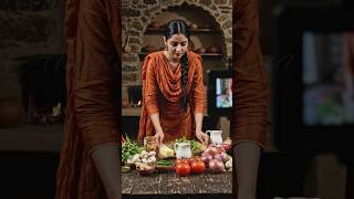 Old Punjab Mushroom Masala Recipe | Behind The Scenes Cinematic Cooking 🎥🍄 | Village Style