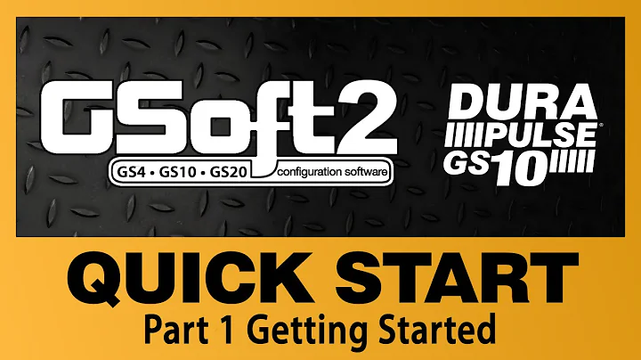 DURApuluse GS10 VFD GSoft2 - Part 1 Quick Start Programming from AutomationDirect
