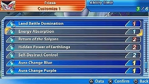 How to customize your character in dbz tenkaichi tag team