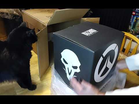 OVERWATCH UNBOXING MY REAPER STATUE