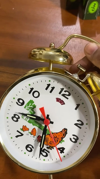 Jam Jadul-Jam Vintage-Jam Weker Jadul-Jam Ayam Jago Jadul-old school alarm clock