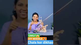 WAO😱 Missile Launcher diy Working Model | Science Project for Exhibition #arduino#diy#shorts