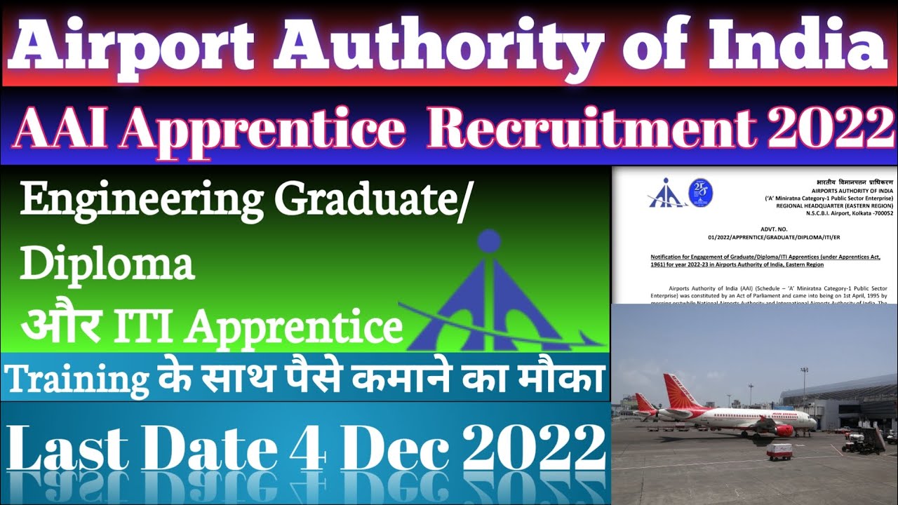 Airport Authority of India Recruitment 2022 | AAI APPRENTICE ...