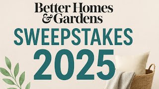 Better Homes and Gardens Sweepstakes 2025 #contest #giveaway #hgtv #sweepstakes #unitedstates #PCH