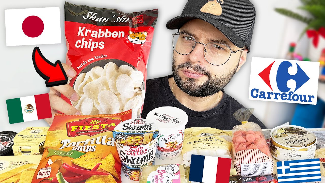 Am cumparat TOATE PRODUSELE INTERNATIONALE de la Carrefour