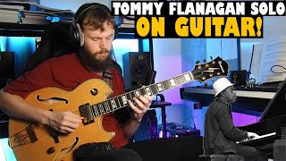 Tommy Flanagan solo ON GUITAR!