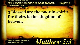 Famous The Gospel of Matthew Chapter 5 - Bible Book 40 - The Holy Bible KJV Read Along Audio/Video/Text Wealth