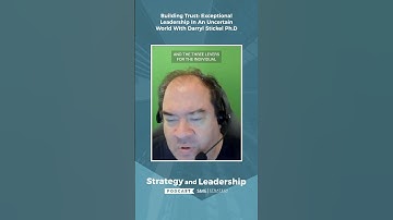 Building Trust: Exceptional Leadership in an Uncertain World with Darryl Stickel Ph.D