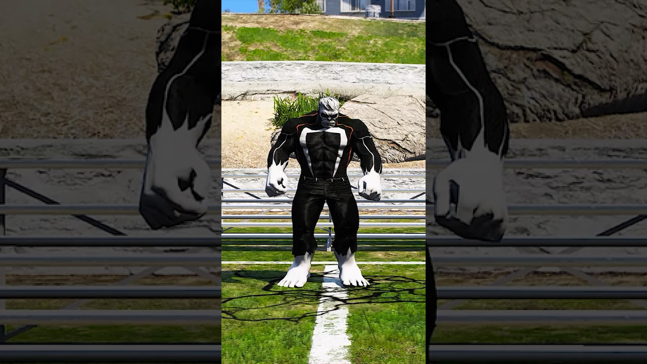 Черный Халк против Таноса 