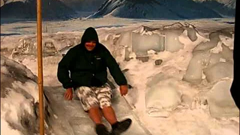 Storm room in Antarctic Centre