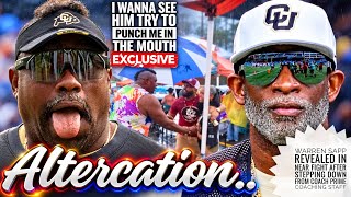 Warren Sapp REVEALED In Near FIGHT After Stepping Down From COACH PRIME Staff HERE IT IS 🤯