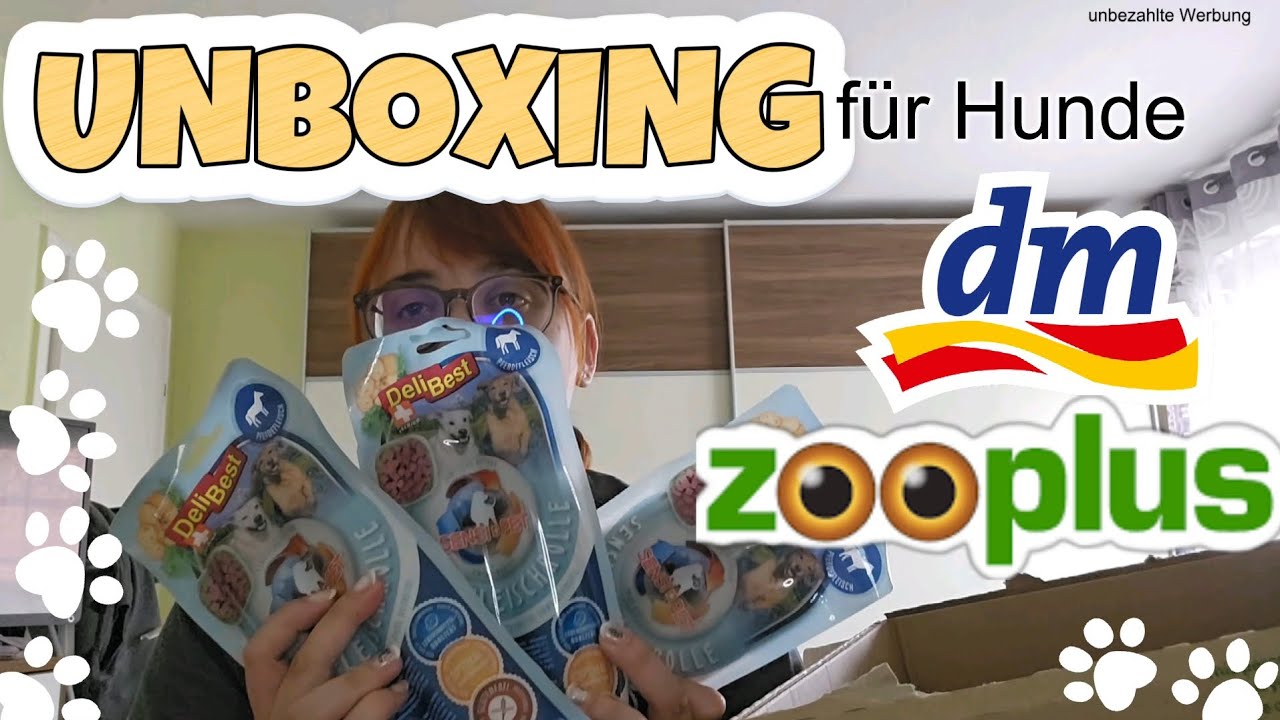 Unboxing für Hunde // Haul DM und Zooplus