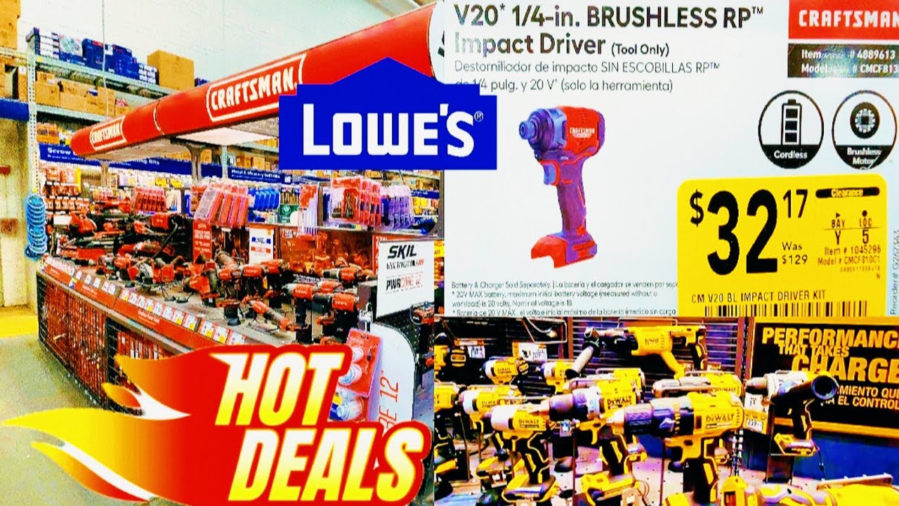 Lowes CRAZY low prices on power tools NEW clearance tools deals on