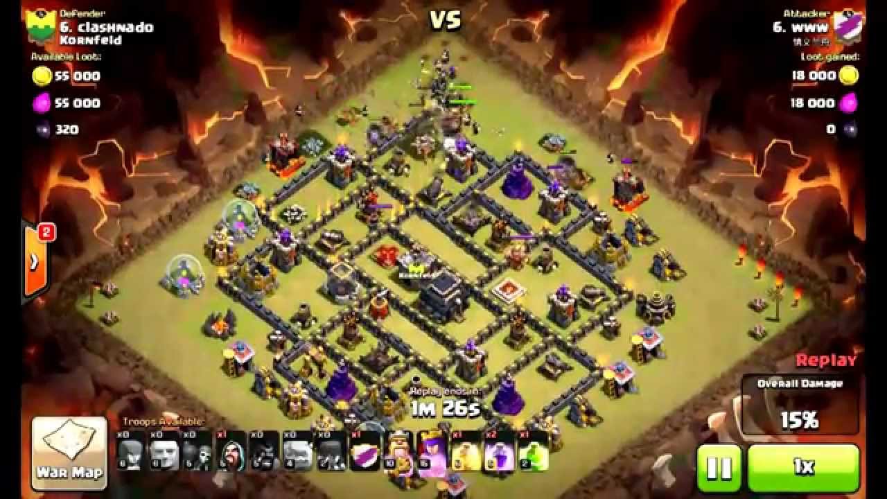 Clan Wars Verteidigung  - RH9 [clashnado]