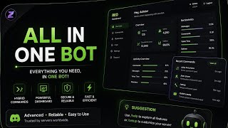 Best All In One Discord Bot 2026 | Discord.js v14 | Music, Moderation, Verification & More