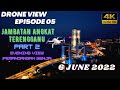 [4K]  Terengganu Drawbridge - Drone View 6 June 2022 (Part 2) #drawbridge #terengganu #drone