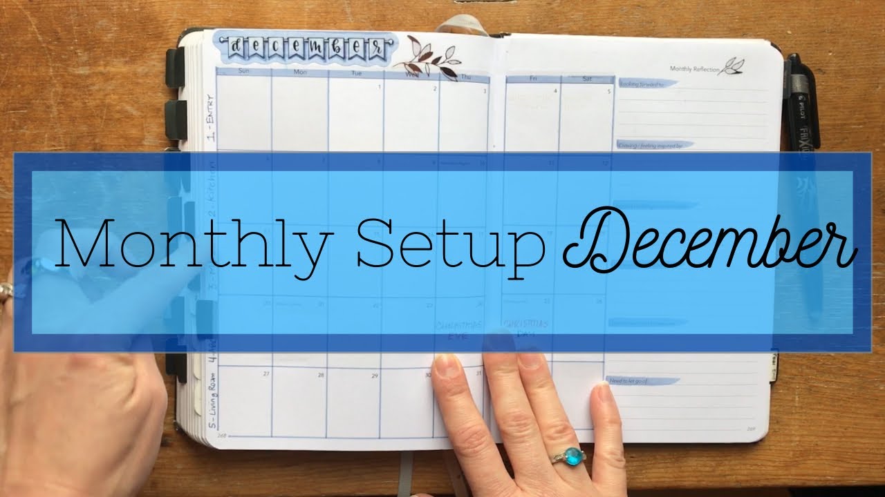December 2020 Unbound Planner | Monthly Setup