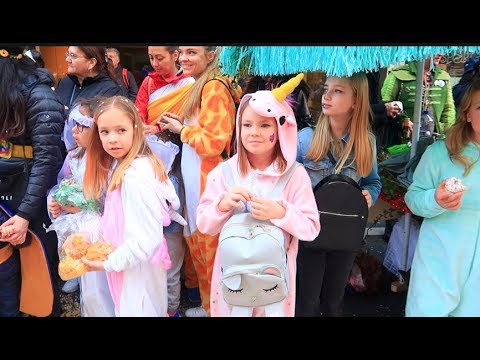 У нас уже ЛЕТО ???/ Идем на КАРНАВАЛ  Fasnacht в Швейцарии / СТРАШНЫЕ КОСТЮМЫ