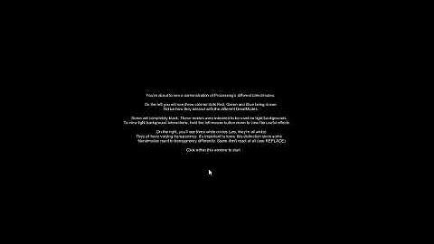 Processing BlendMode Case Study