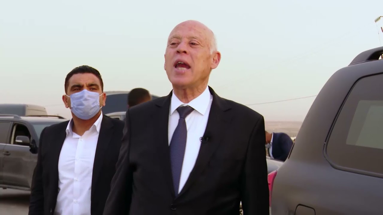 زيارة رئيس الجمهورية إلى المنطقة العسكرية المغلقة بجبل الشعانبي ولاية القصرين