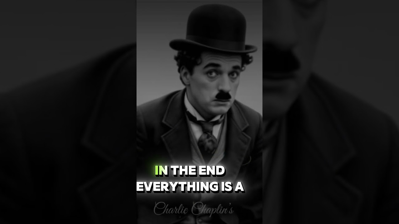 Charlie Chaplin life changing Quotes Shorts #motivation #inspirationalquotes