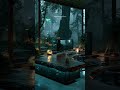 Focus Chillhop Foggy Woods Ambient 🌲 Bio-Tech Desk Setup | DuskDeskVibes #shorts