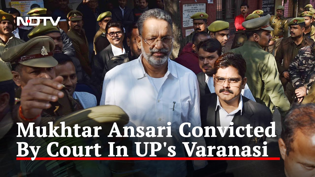 Jailed Gangster Mukhtar Ansari Convicted In 32-Year-Old Murder Case