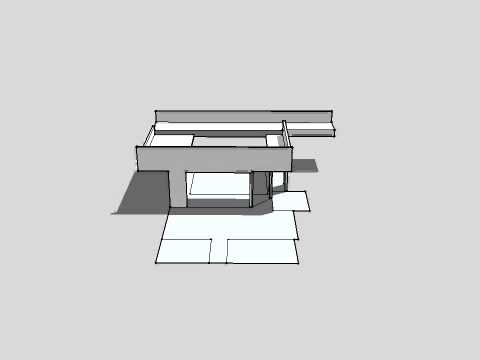 中庭日影夏至