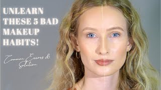 UNLEARN These 5 Bad Makeup Habits | Common Errors & Solutions | LETICIA BISHOP