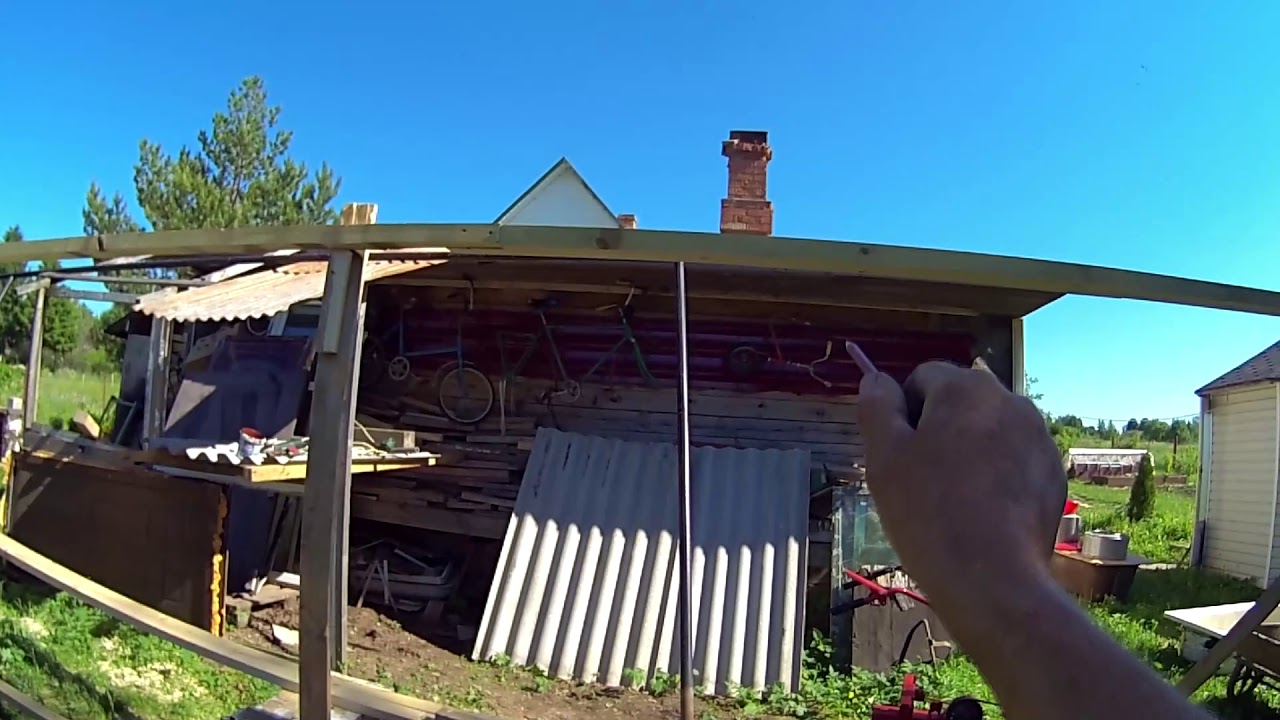 1. Строительство хозблока на даче - YouTube