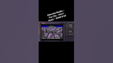 Alternate Reality - The City - Intro / Music - ATARI 8 bit #retrogaming #retro #atari #atari8bit