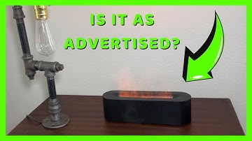 Fire Flame Diffuser Humidifier https://amzn.to/48BZCPd Amazon Influencer Video Review Example