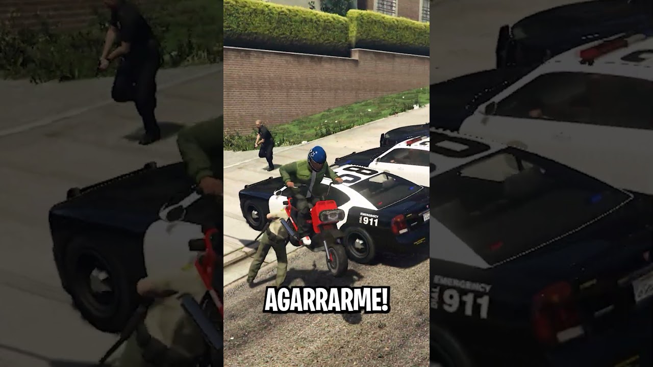 Cada vez que CHOCO mi MOTO SE HACE MÁS RAPIDA en GTA 5 #gta5 #shorts