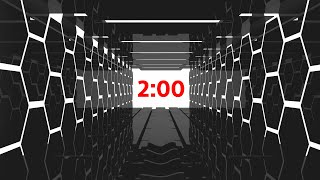 ⏳ 2-Minute Futuristic Productivity Timer 🚀 | Silent Sci-Fi Countdown with Spaceship Alarm 🎶
