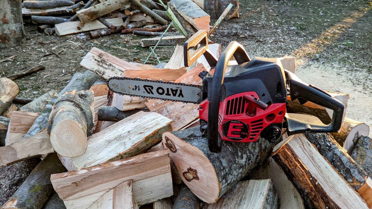 Drujbă mică, bună pentru gospodărie,taie lemne de fag