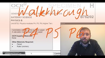 OCR Gateway P4,P5,P6 Intro - GCSE Physics Revision