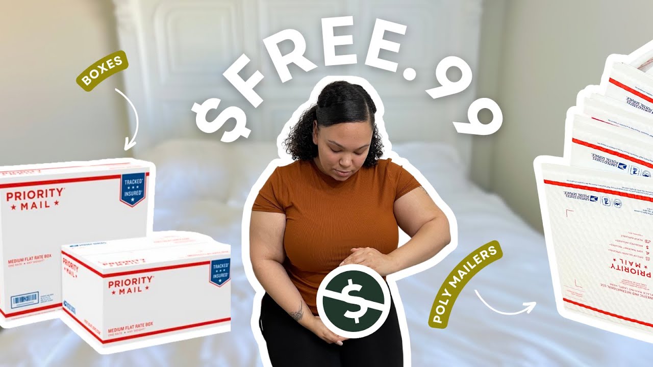 How to get Free Shipping Supplies (USPS Boxes) (Save your coins Sis