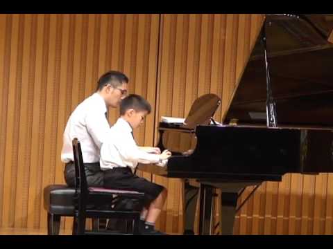 海の見える街／久石譲　ピアノ連弾（8歳）