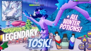 LEGENDARY TOSKNIR + All the Winter Event Potions!  Dragon Adventures