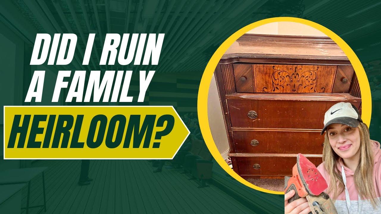 Did I Ruin This Family Heirloom? Restoring A 1940s Dresser With A Heartbreaking Past
