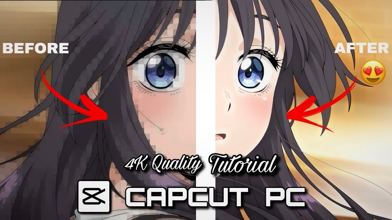 4K CC Quality Tutorial In CapCut PC💻| Anime AMV Tutorial #10 - YouTube