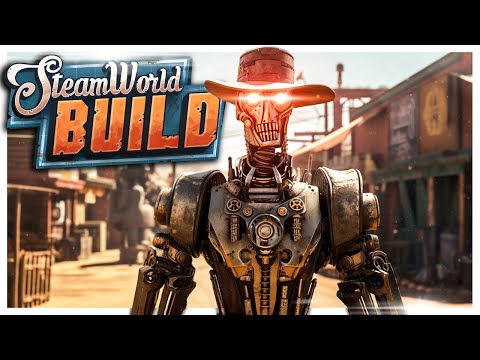 🔴 Steampunk Western Robot Mining City Building Game // Steamworld Build