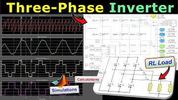 ⚡Three-Phase Inverter with RL Load 🔋 Power Electronics 👍 Step by Step Worked-Out Example & Simulink