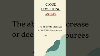 CloudComputing #TechShorts #LearnCloud #CloudStorage #IaaS #PaaS #SaaS #CloudSecurity #QuickTech