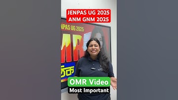 JENPAS UG ANM GNM 2025 OMR Sheet Fill Up #letsimprove #nursing #jenpasug #anmgnm