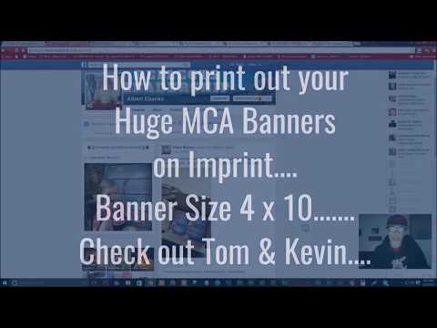 TheMCAeShop - MCA Benefits Banner Design 4 x 10 on Imprint