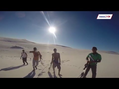 WATCH: Atlantis kids swap gangsterism for sandboarding
