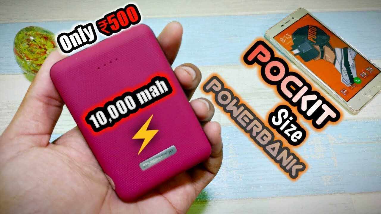 TECHGG AMBRANE Pocket Size 10,000mah Power Bank UnboxingTech gg₹500